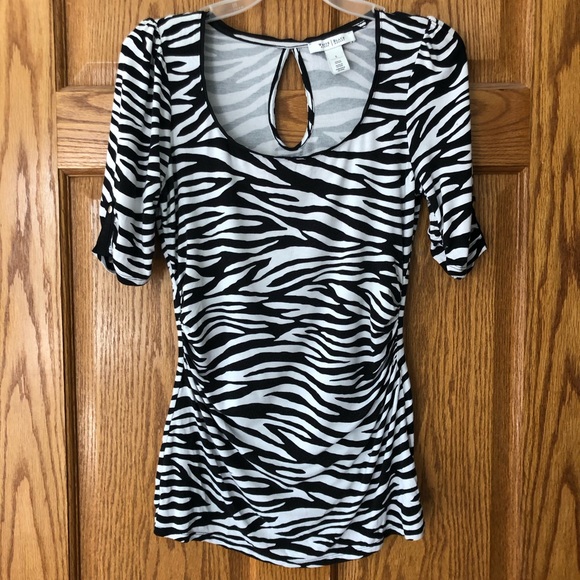 White House Black Market Tops - White House Black Market top. Zebra print. S. EUC.
